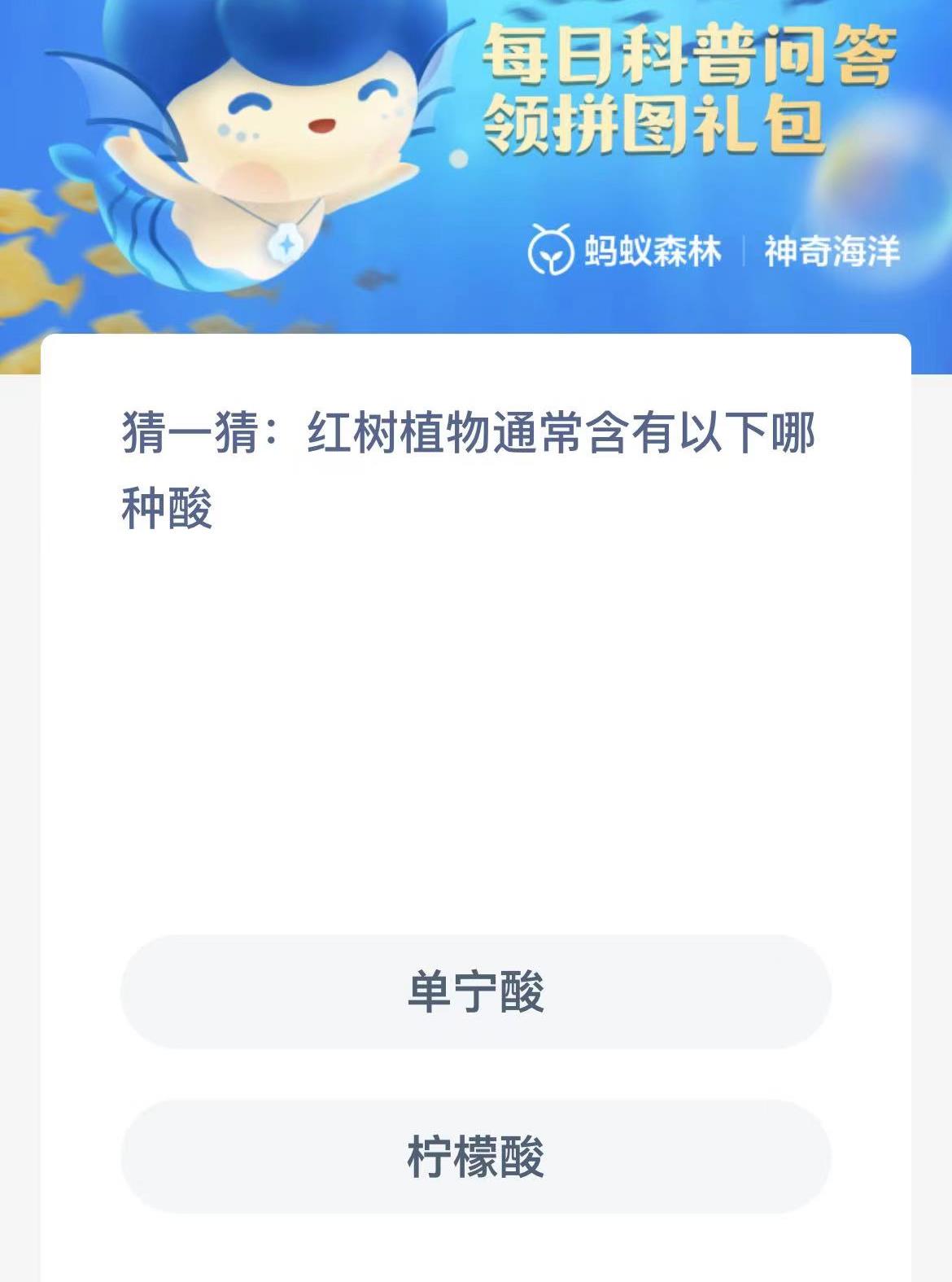 《支付宝》12月4日神奇海洋科普最新答案