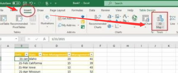 《excel》3D地图如何绘制